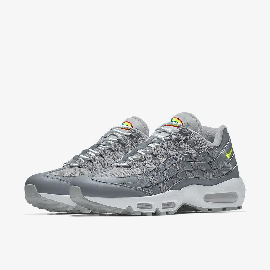 Giày Nike Air Max 95 Unlocked By You Nam Xám